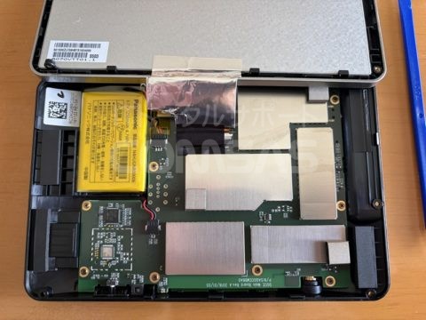 パナソニックナビ「CN-G720D」内蔵電池交換